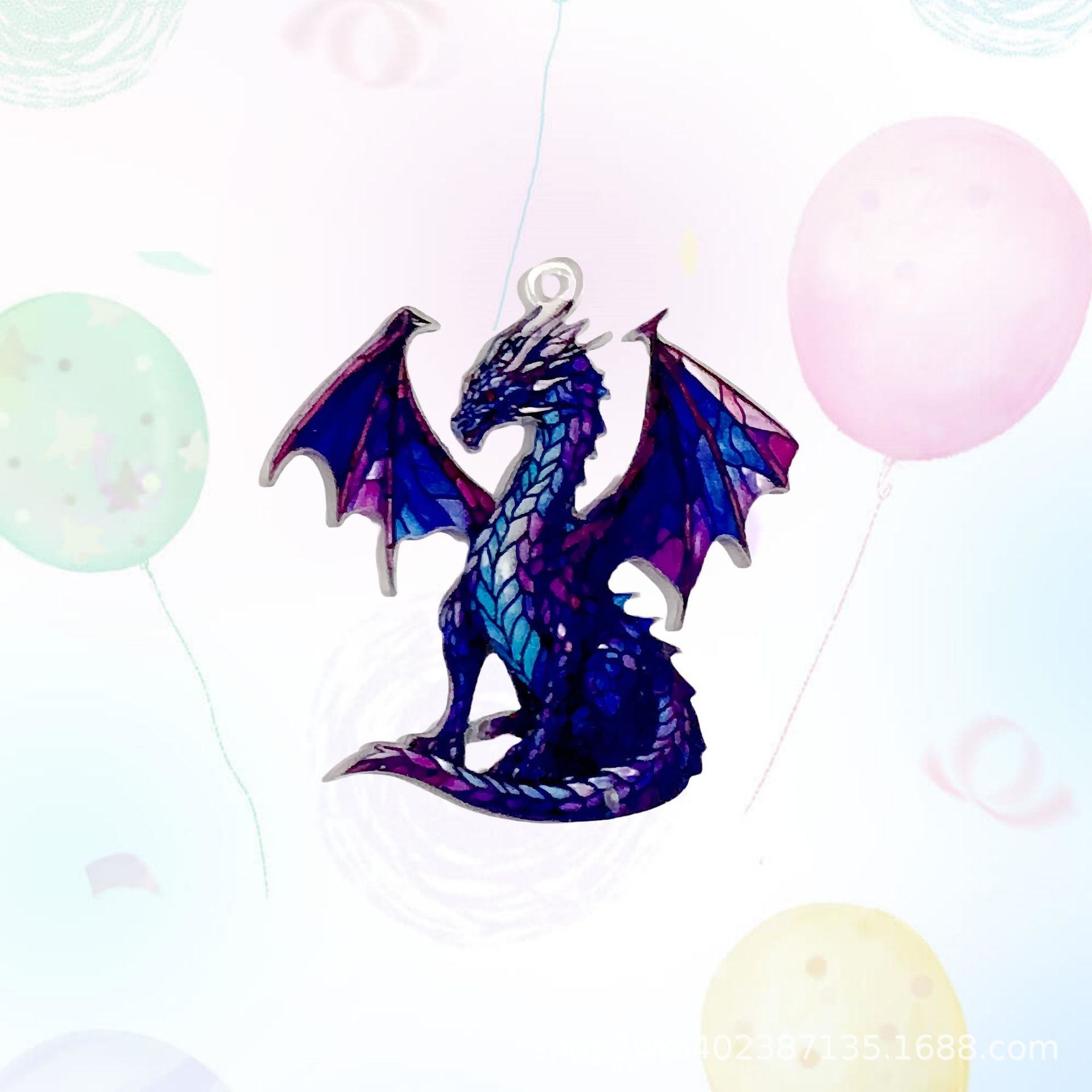 Wholesale 30pcs Acrylic Animal Party Keychain Material Pendant DIY