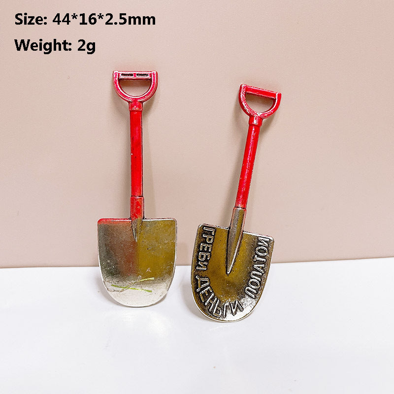 Wholesale 5pcs Miniature Shovel Mini Gardening Tool Dollhouse Doll Accessories