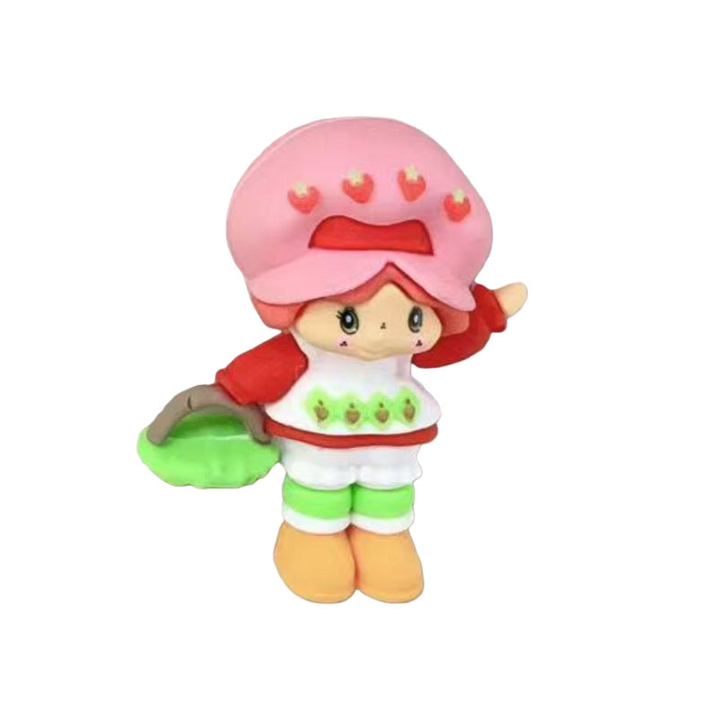 Wholesale Mixed batch live streaming hot selling soft rubber strawberry little girl DIY bead OLY Exclusive