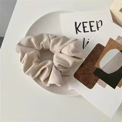 Wholesale Autumn and Winter milk brown Women's New Simple Head Rope Sweet Hair Accessories