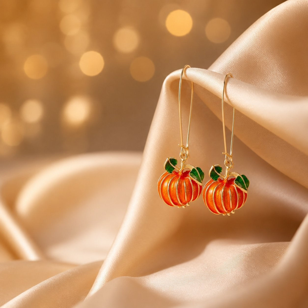 Wholesale Alloy  Pumpkin Skeleton Earrings Retro Distressed Fashion Accessory Gift Boutique Resale