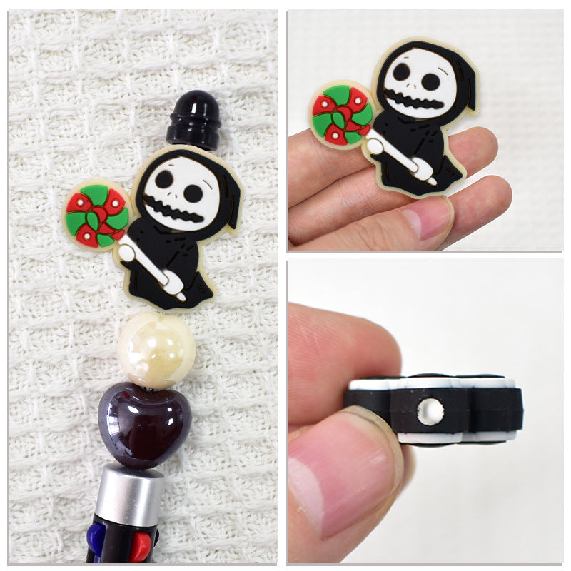 Wholesale  Random 100pcs/pack   pen accessories decorations beaded beads