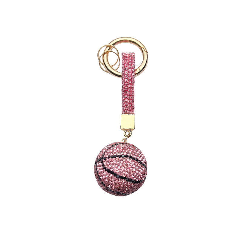 Wholesale clay diamond basketball keychain