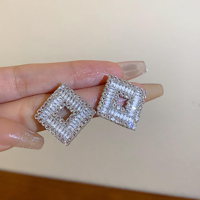 Wholesale Diamond Butterfly Flower Five Pointed Star Tassel Alloy Earrings