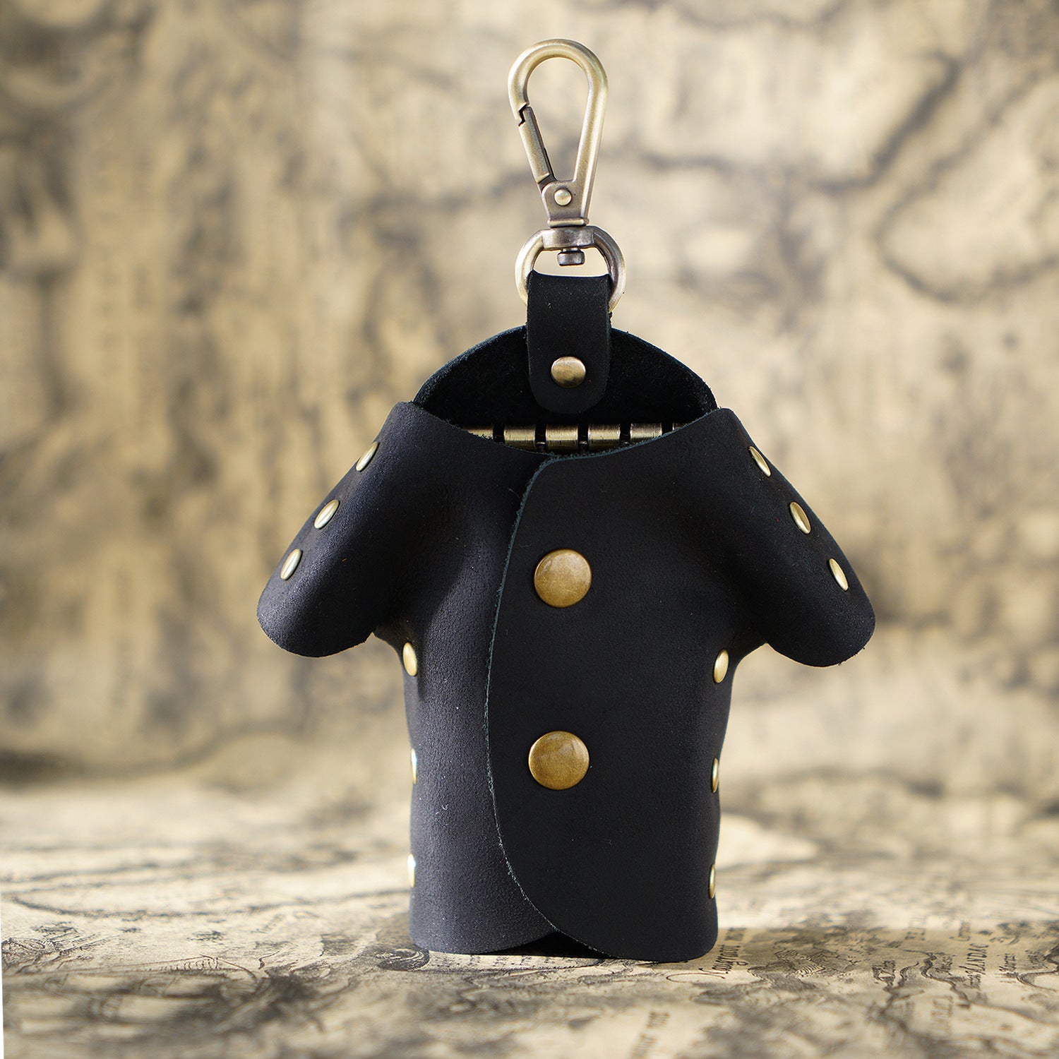 Wholesale Creative Leather Simple Waist Hanging Leather Keychain