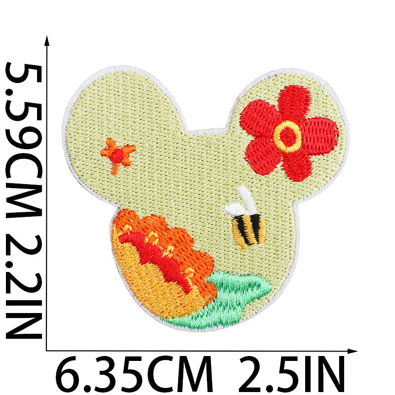 Wholesale Embroidered Patch Sew On Badge Polyester Craft Supply For Clothing Bags Decorative Gift OLY Exclusive