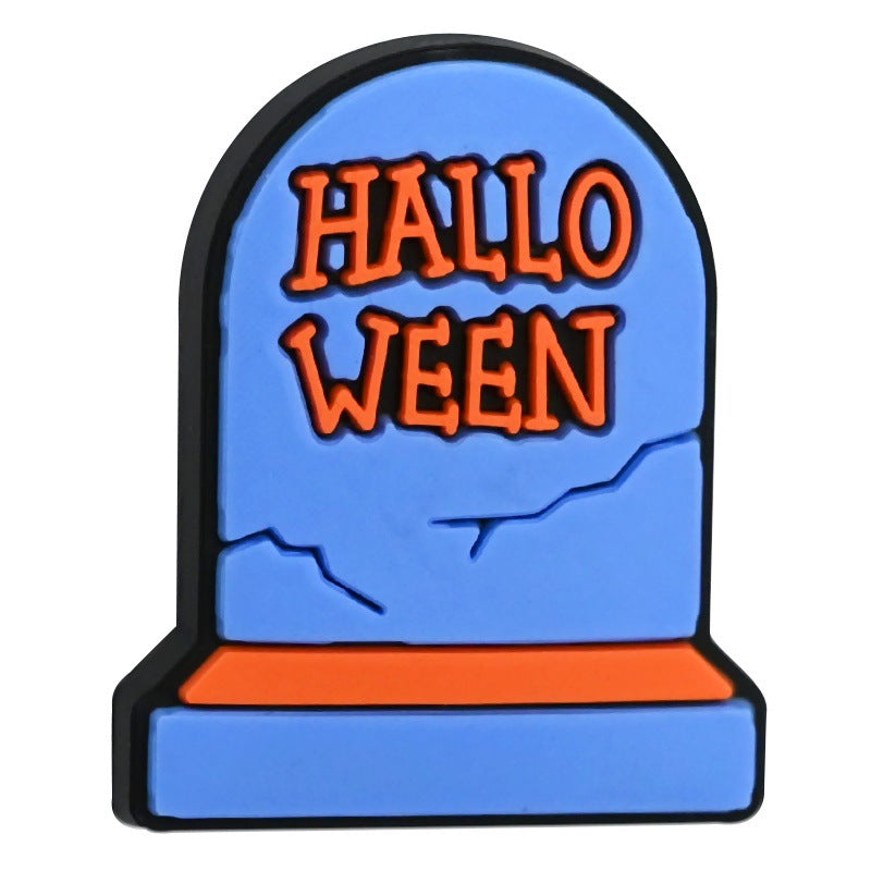 Wholesale Random 100pcs/pack  Cartoon Halloween Series PVC Soft Focal Beads