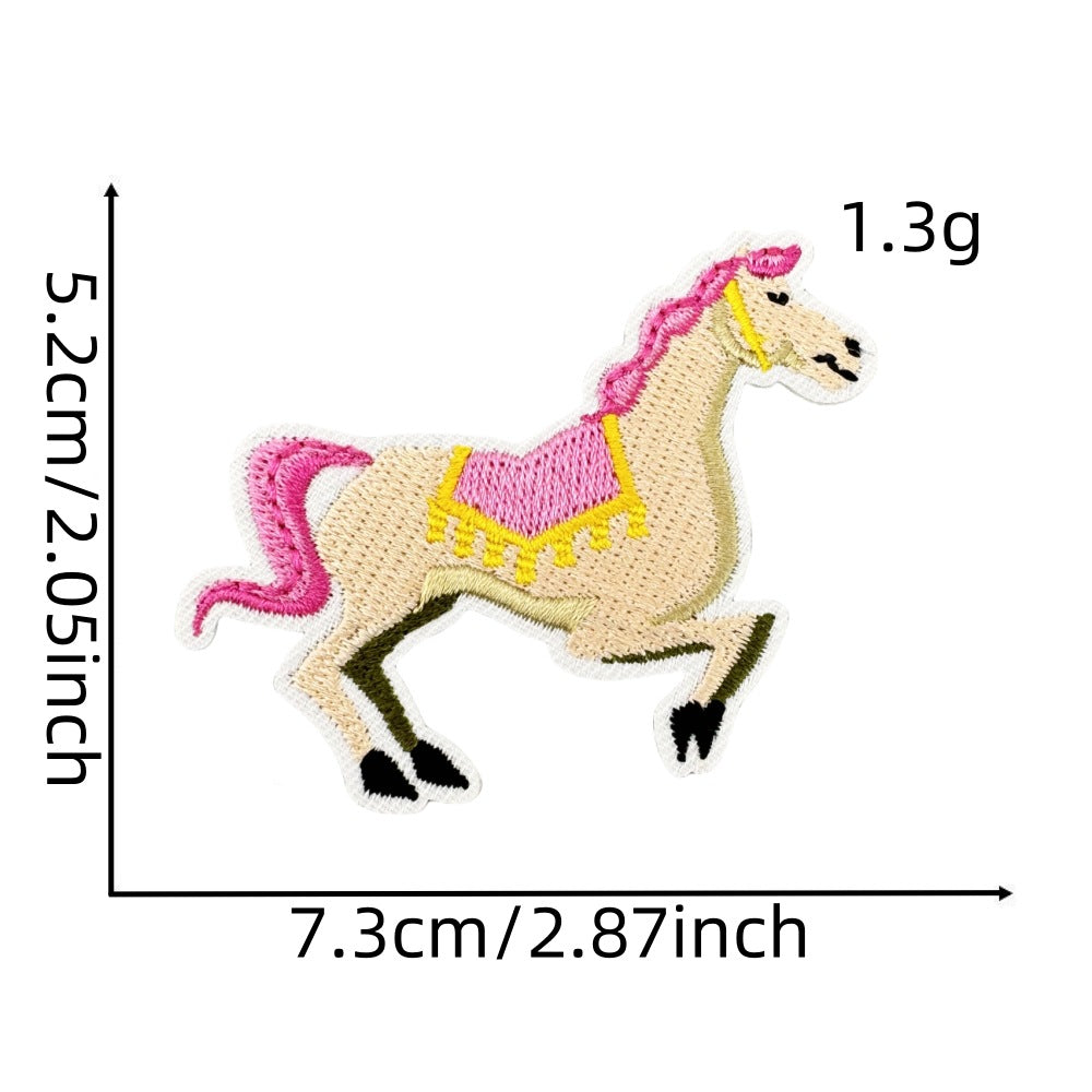 Wholesale Pink Western-style Cartoon Embroidery DIY patches