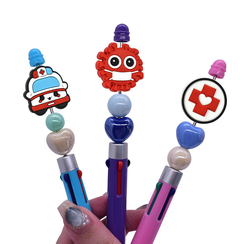 Wholesale Random 100pcs/pack  Medical Cartoon Beads Focal Beads