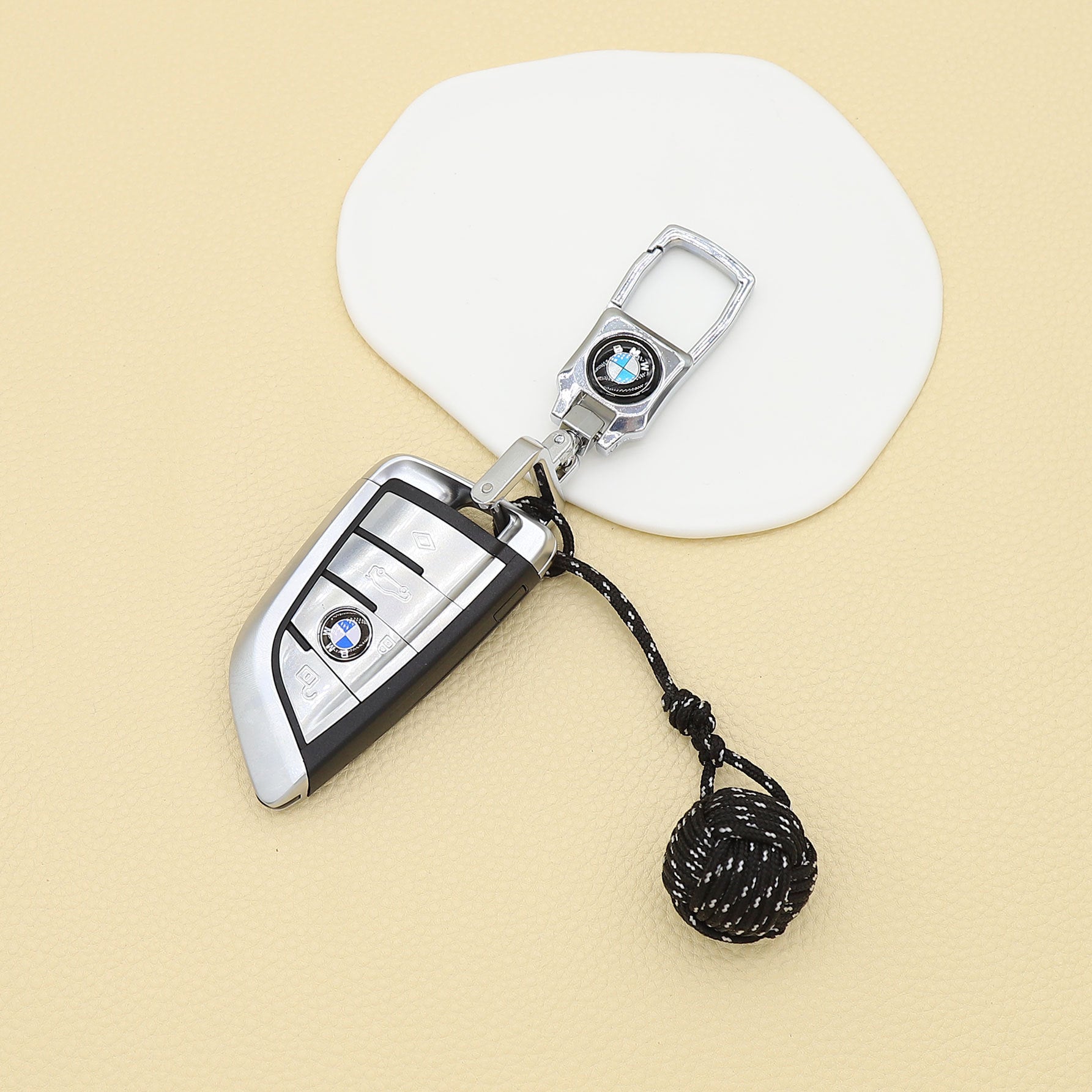 Wholesale Polyester Monkey Fist Knot Pure Hand-Woven Key Bag Hanging Ornaments