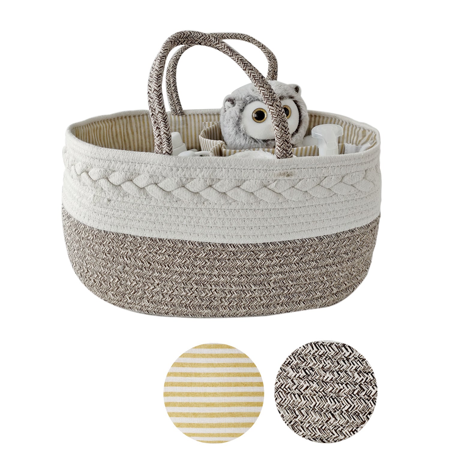 Wholesale Cotton Rope Foldable Storage Basket