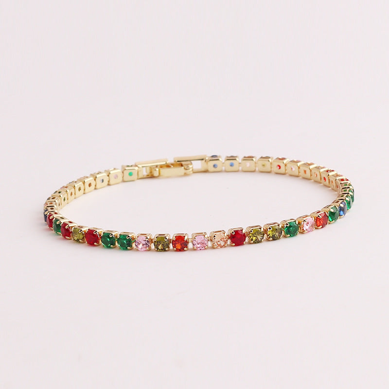 Wholesale Colored zircon bracelet