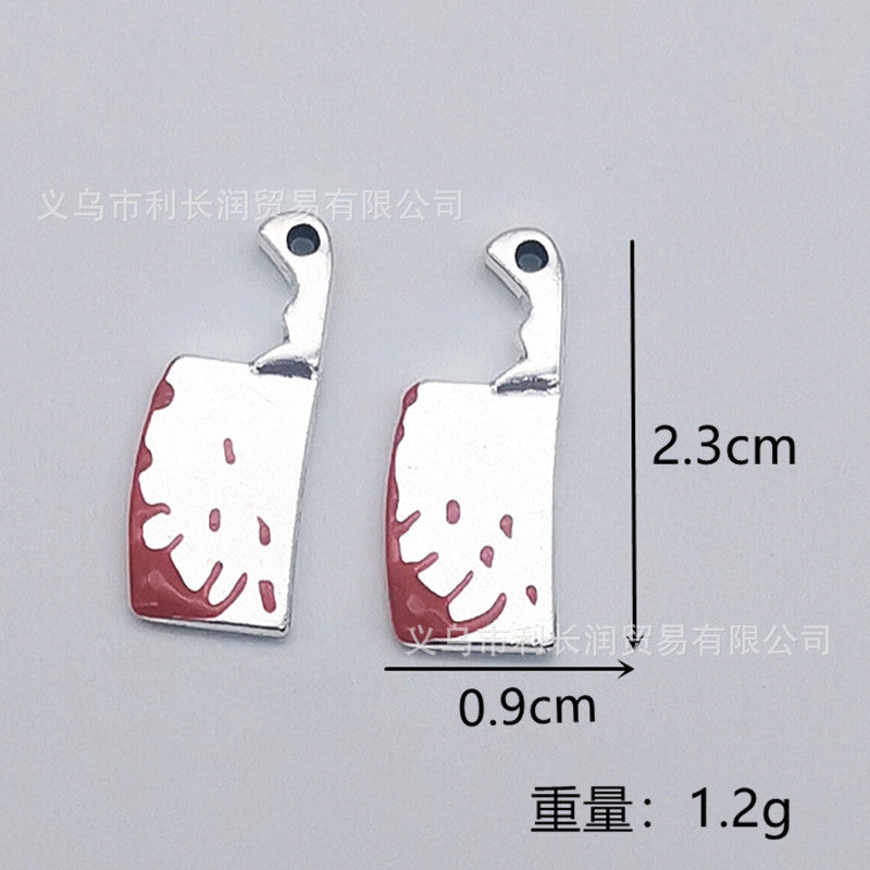 Wholesale 10pcs  Double-sided Oil Dripping Pendant Decorations