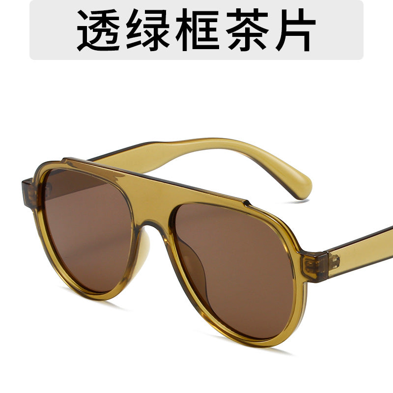 Wholesale Large frame leopard print sunglasses