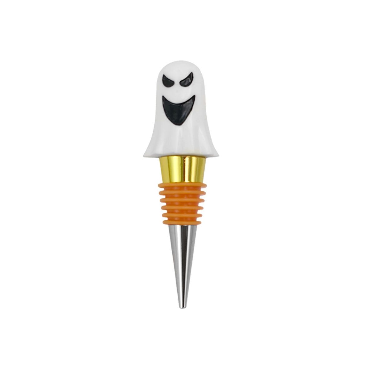 Wholesale Ghost-style two-tone electroplated wine stopper