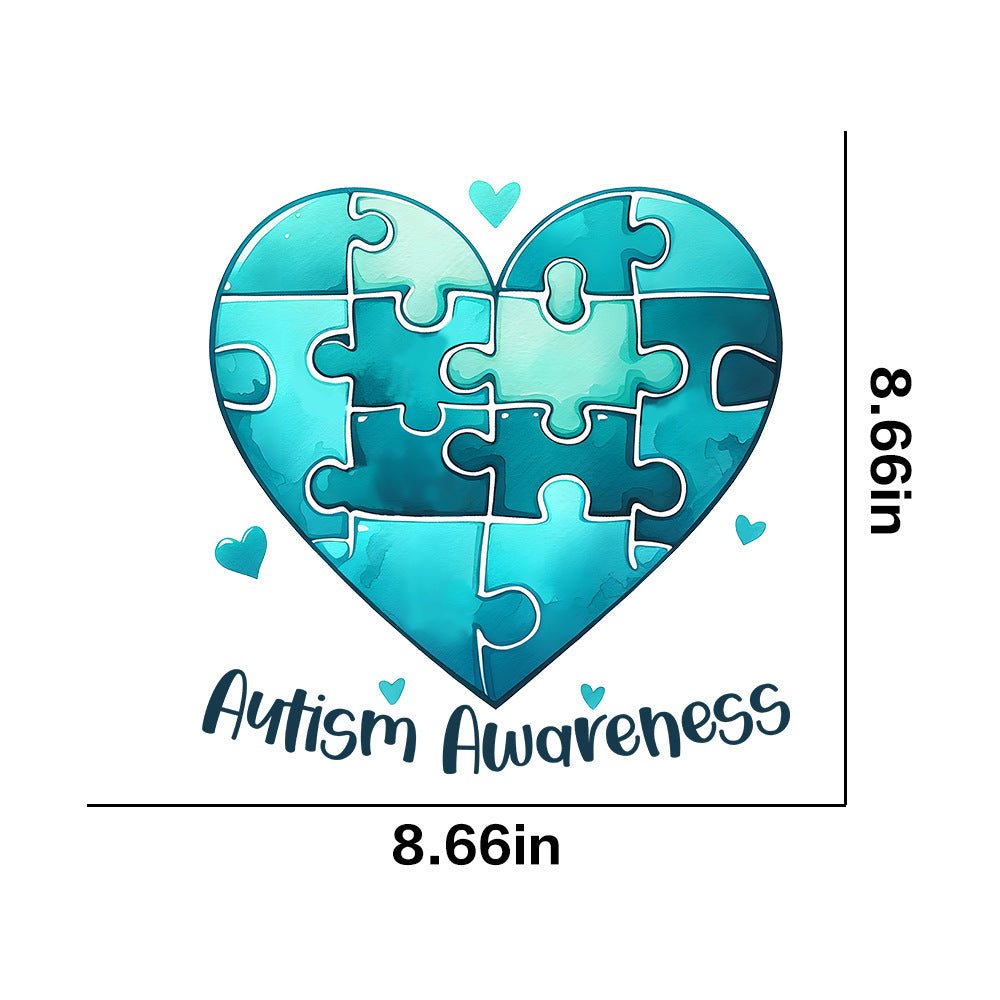 Wholesale Autism Pattern Series UV DTF Ready to Press Transfers Wrap