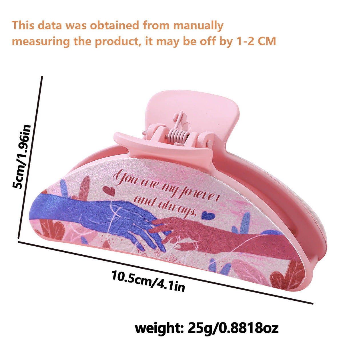 Wholesale Valentine's Day Love Leather Hair Clips