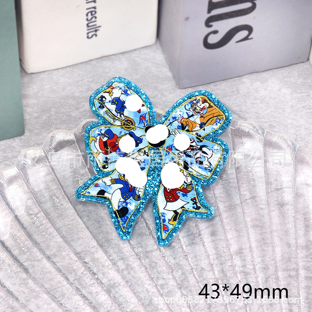 Wholesale 10pcs New loose powder butterfly bag acrylic cute things DIY patch accessories
