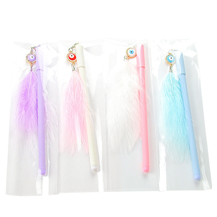 Wholesale Creative Tassel Drift Bottle Pendants, Neutral Pen, Erasable Plastic Signature Pen
