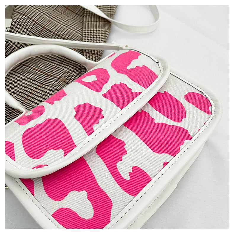 Wholesale Leopard Print PU Shoulder Bag Handbag