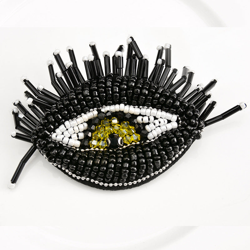 Wholesale DIY Handmade Beaded Cloth Stickers Eyes Hat Clothes Decoration