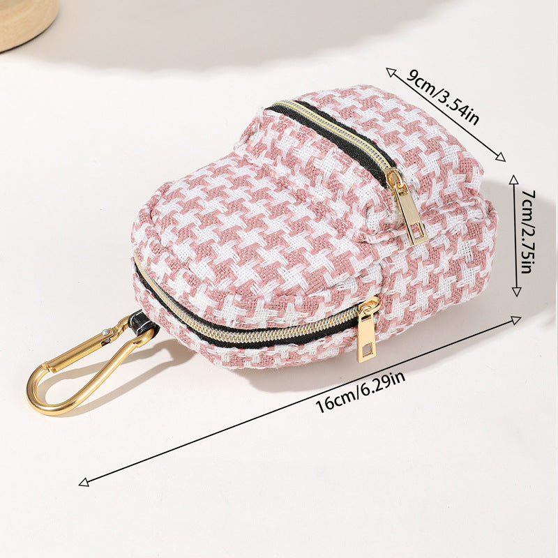 Wholesale Thousand Bird Pattern PU Zero Wallet Keychain