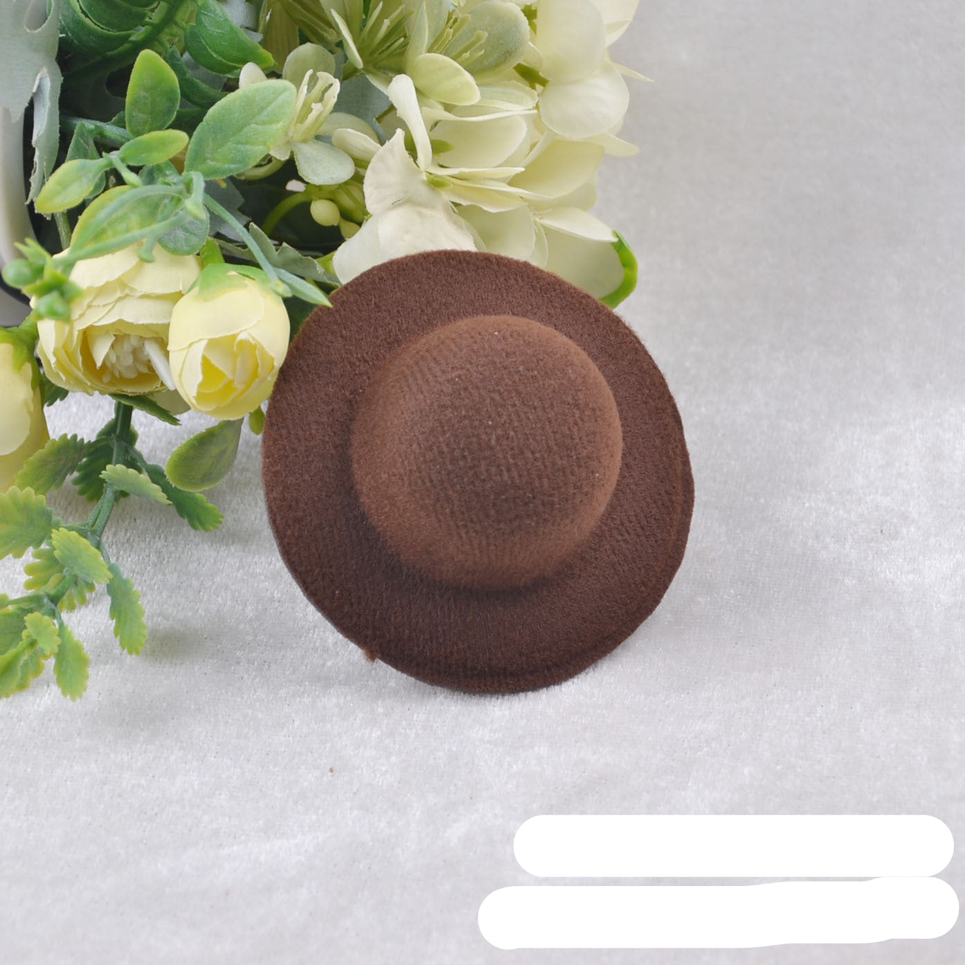 Wholesale M116-12 napping hat bare hat hairpin jewelry hat embryo small jewelry raw materials decorative bare hat 7cm