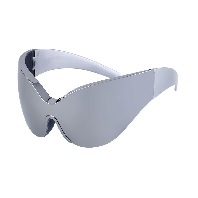 Wholesale Outdoor Cycling Windproof One-piece Large Frame Sunglasses