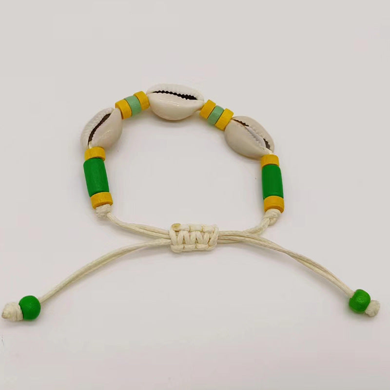 Wholesale Hand Woven Natural Shell Bracelet Rope
