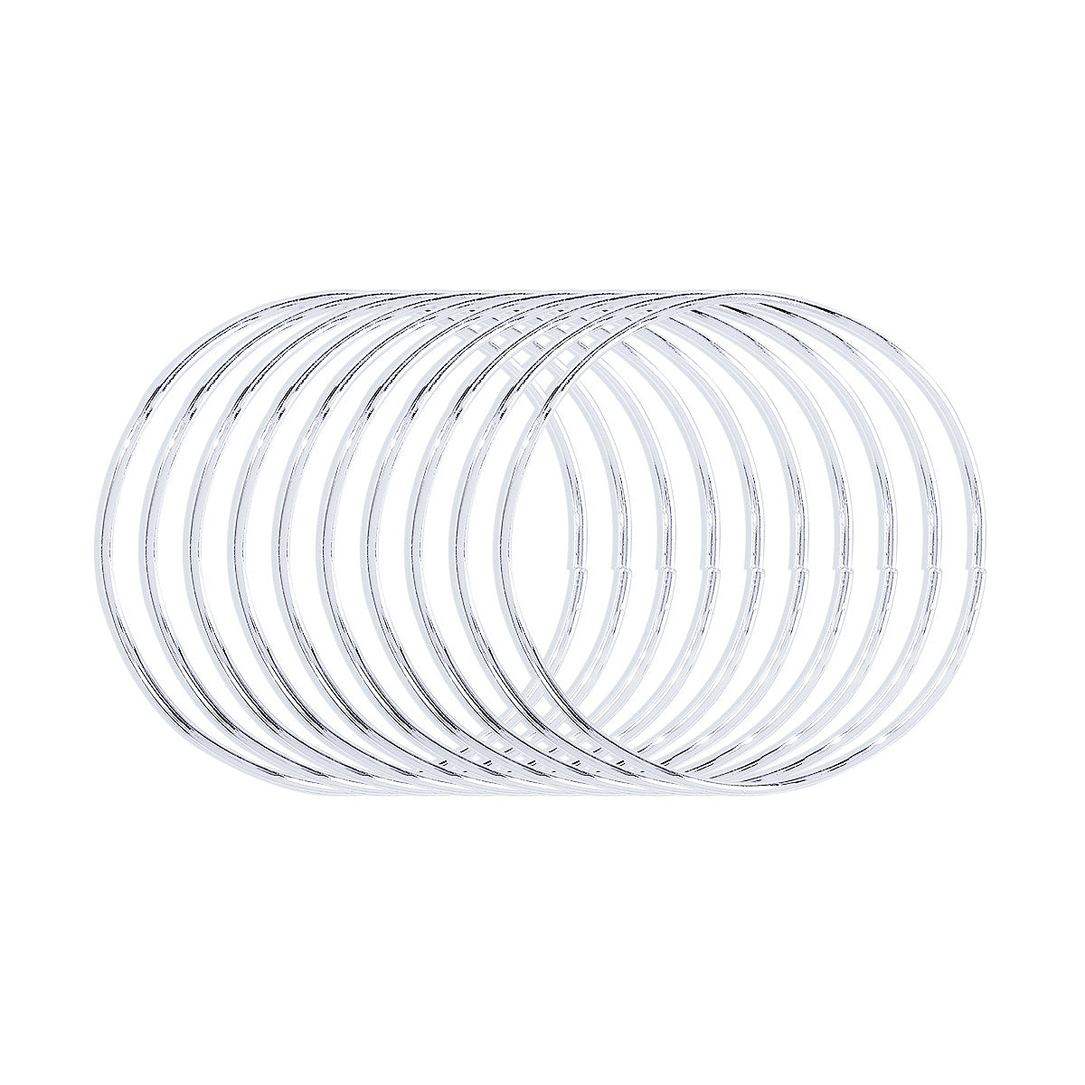 Pulsera irregular multicapa metálica al por mayor