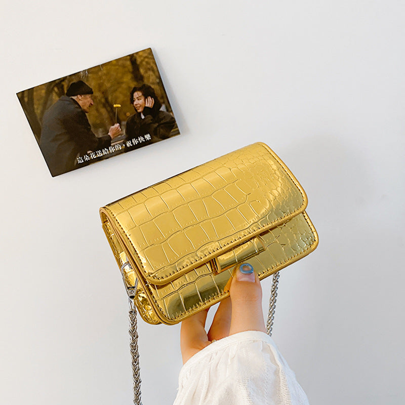 Wholesale Summer Silver Mini Crossbody Shoulder Small Square Bag