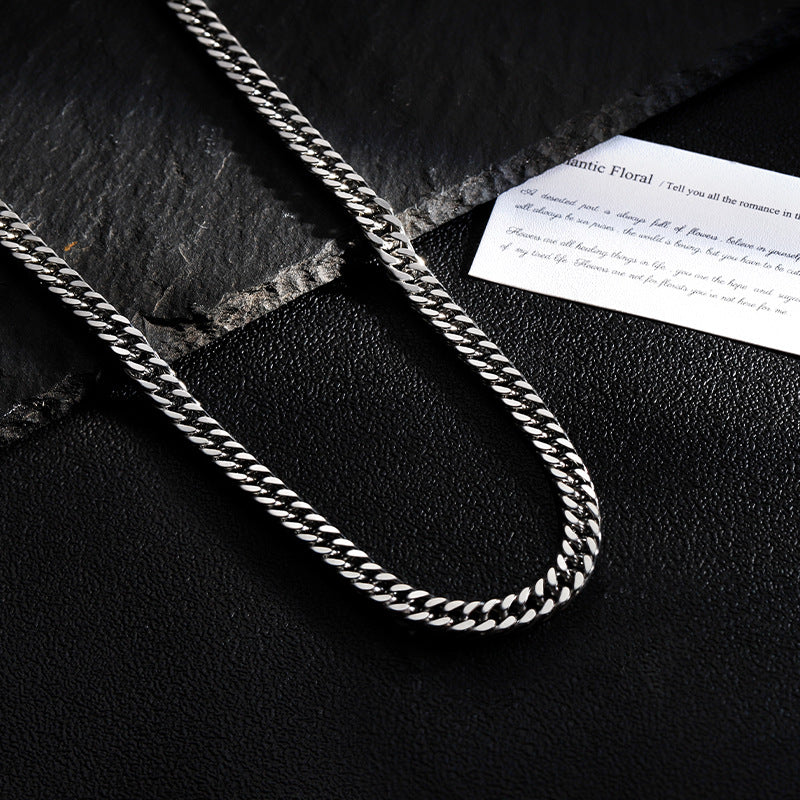 Wholesale Titanium Steel Non-fading Men's Necklace