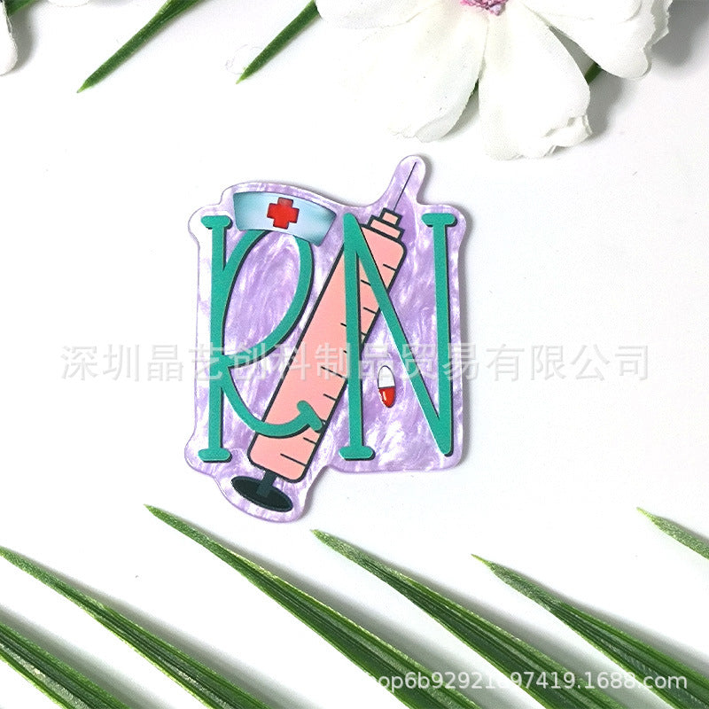 Wholesale 10pcs Nurses'  Day Acrylic Flatback