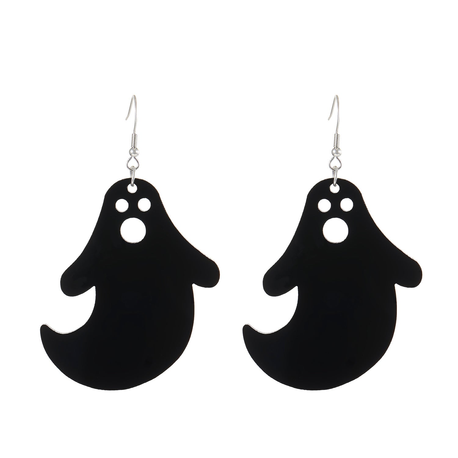 Wholesale Acrylic Gothic Dark Pumpkin Bat Skull Earrings