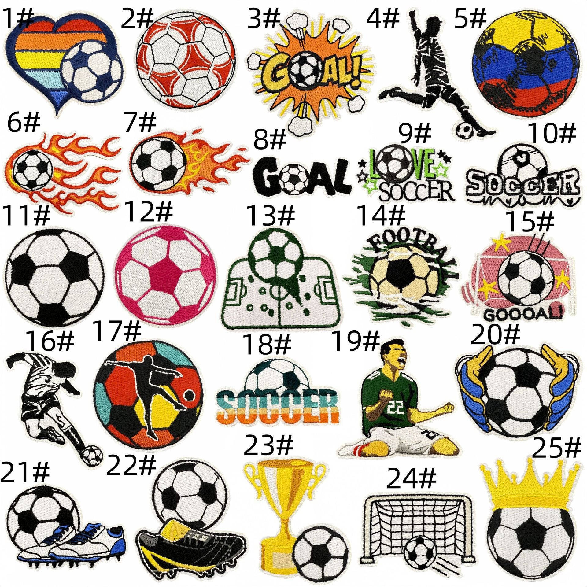 Wholesale Sports series cartoon shoes embroidery DIY Patches