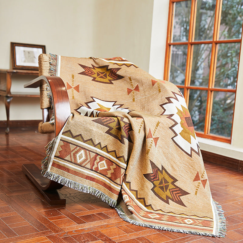 Wholesale of Western Style Aztec Polyester Blankets
