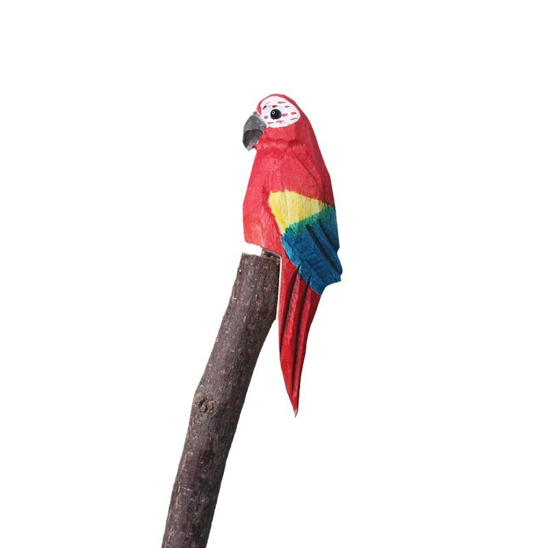 Wholesale Log branch animal ballpoint pen with replaceable refills, handmade creative stationery gift wooden pen