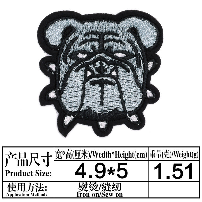 Wholesale Cartoon Cloth Patches Set Of 12 Beetle Elephant Frog Designs DIY Clothing Decoration Trendy Gift