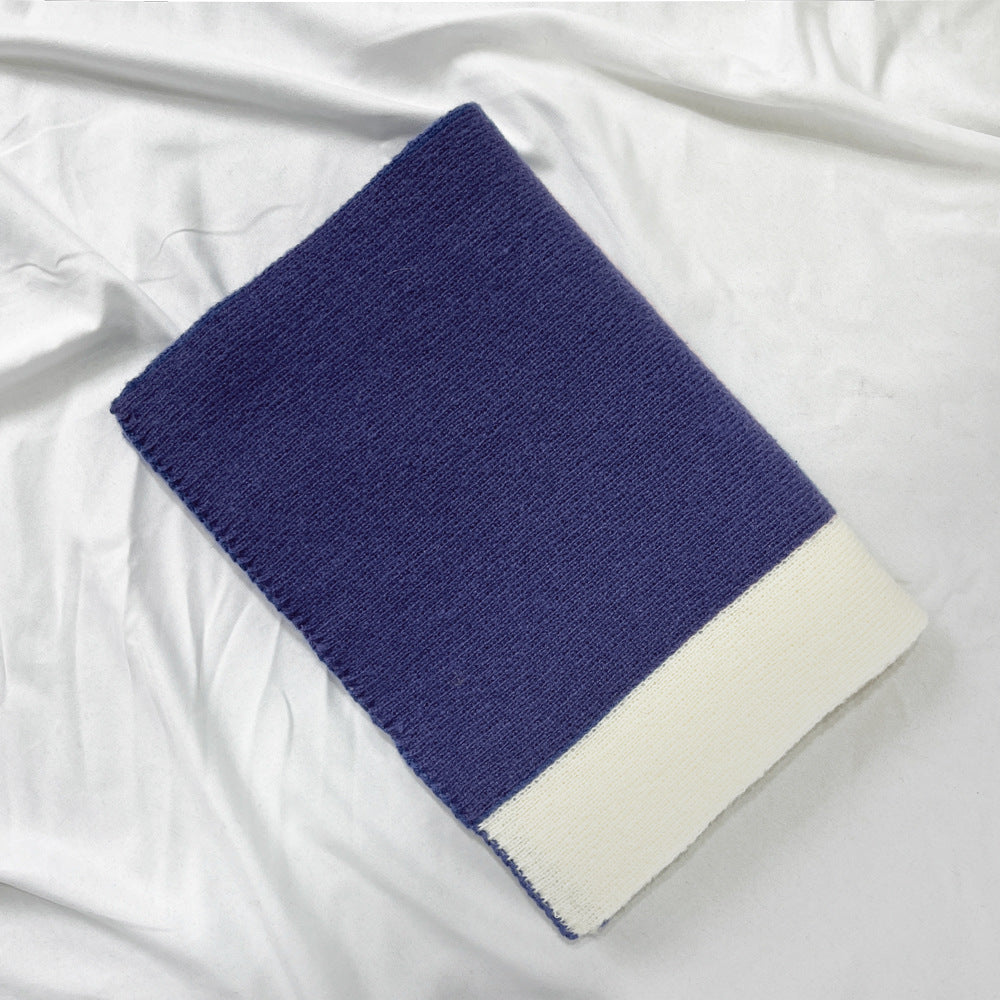 Wholesale Autumn and Winter Long Knitted Acrylic Scarf