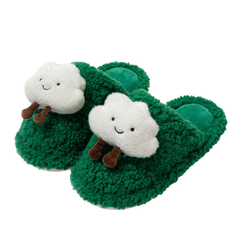 Wholesale 20pcs Baotou Cotton Home Indoor Plush Warm Slippers
