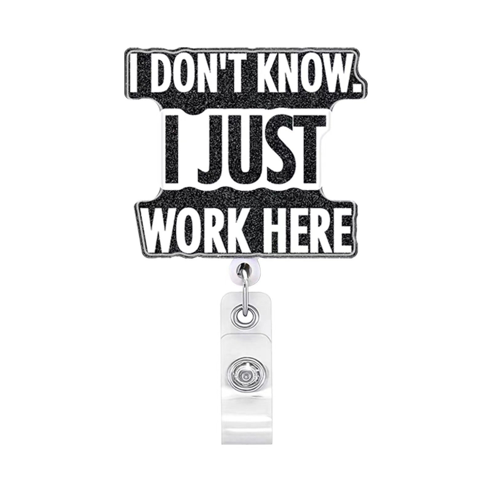 Wholesale 10pcs Acrylic Fun Badge Retractable Keychain