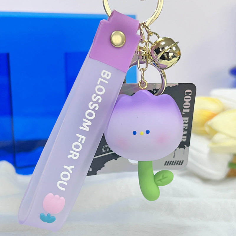 Wholesale Resin Tulip Keychain