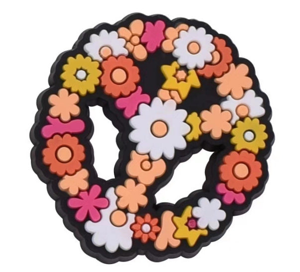 Wholesale 10PCS Anti-War Series Love and Peace DIY Silicone Beads