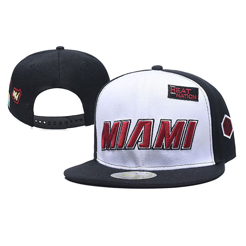 Wholesale Colorful spliced flat edge basketball casual baseball cap