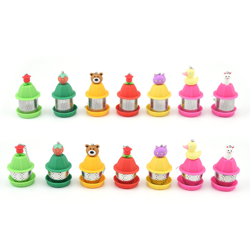 Wholesale Silicone Tea Leaker Stainless Steel Tea Infuser
