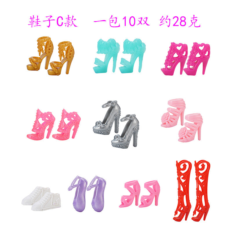 Wholesale 5pcs New style suitable for 30CM doll toy accessories shoes