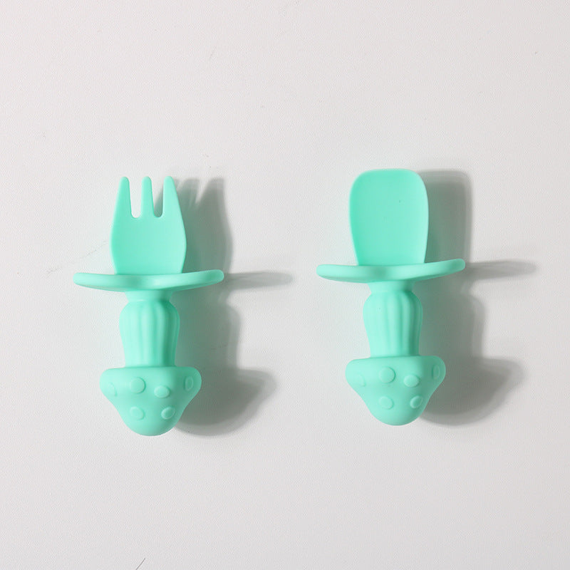 Wholesale Baby Short Handled Silicone Spoons