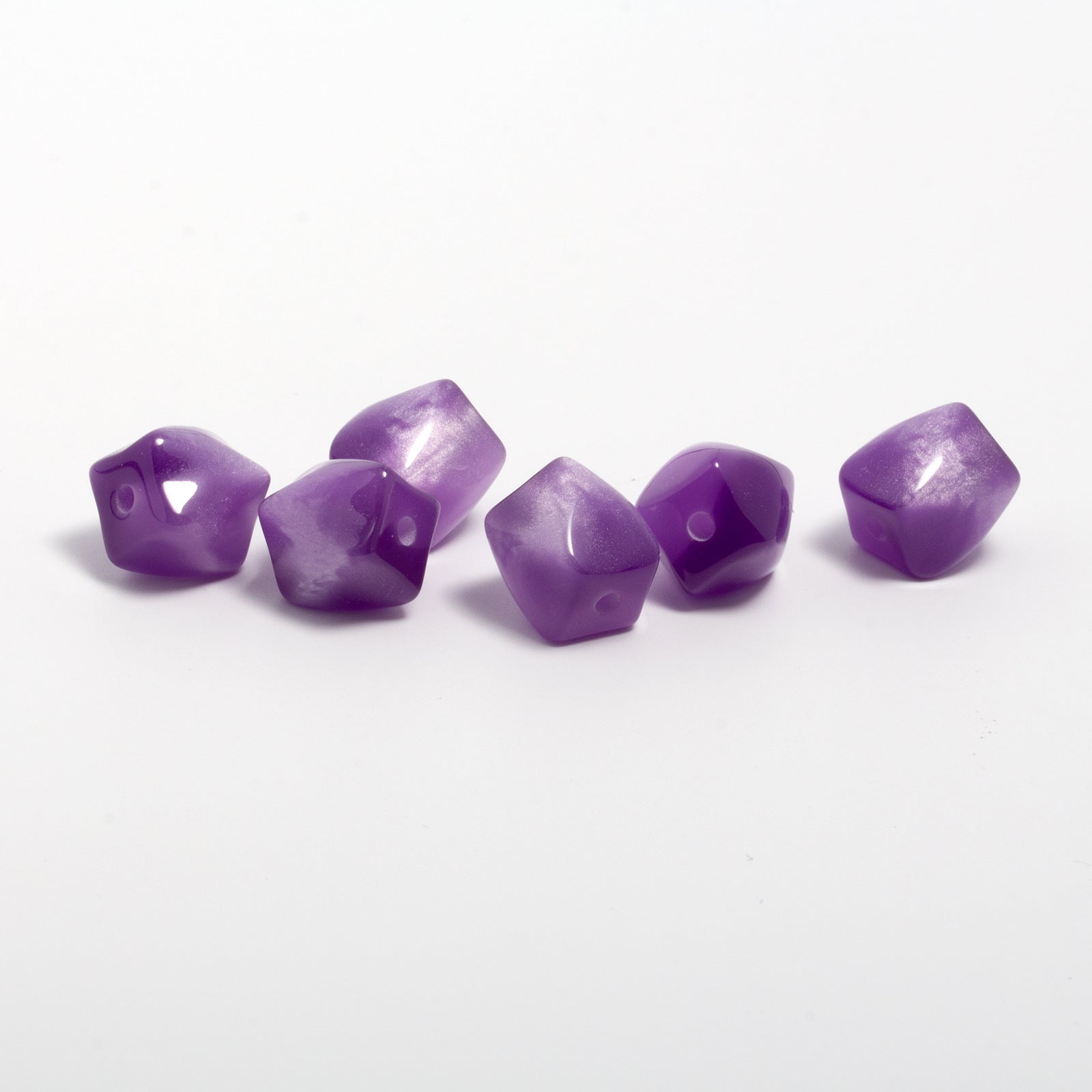 Wholesale 50pcs 10mm octagonal resin beads