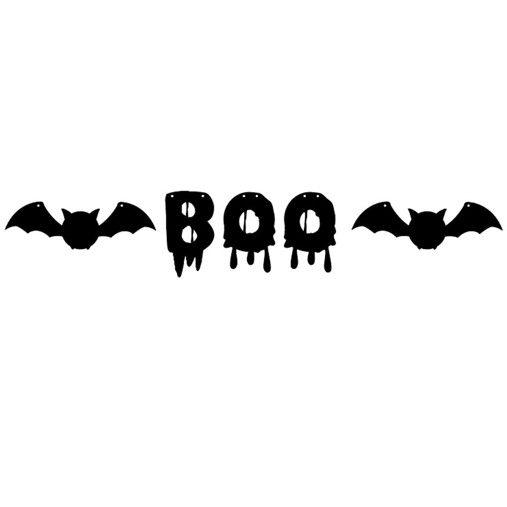 Wholesale Halloween Bat Pull Flag Paper Decorations