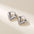 Wholesale Valentine's Day gift copper plated gold inlaid zircon love earrings heart-shaped earrings jewelry